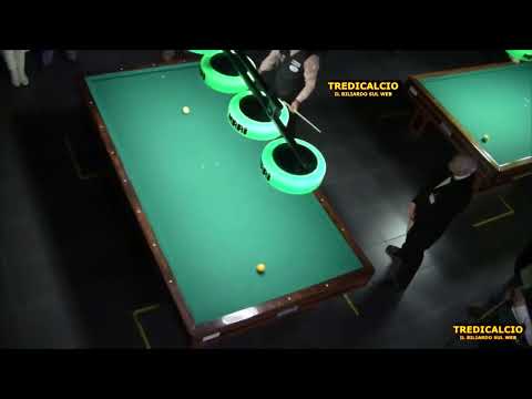 ZITO vs CARUSO - 8° D. F.  5^ PROVA  2°MONDIALE PRO BILIARDO 1994 SORRENTO