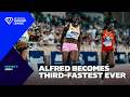Julien Alfred Becomes THIRD FASTEST EVER Over 200m In Monaco Wanda Diamond League 2026