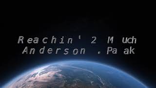 | Reachin 2 Much | Anderson .Paak | Drum Cover
