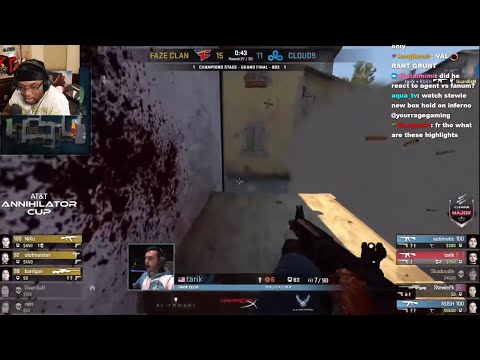YourRAGE Reacts To TARIK'S TOP 5 PLAYS IN CS:GO ELEAGUE MAJOR