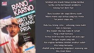 Download lagu RANO KARNO HATI SEORANG PRIA... mp3