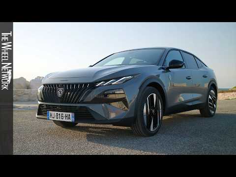 2027 Peugeot 408 GT Exclusive Hybrid 145 | Selenium Grey | Driving, Interior, Exterior [4K]