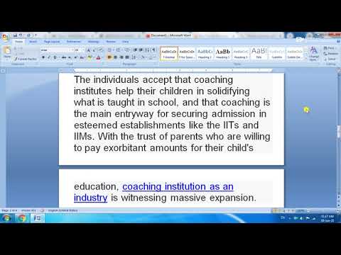 Private coaching industry‟ in India runs parallel to school education system.