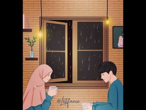 Halaqah Cinta - Alfina Nindiyani ft. Adzando Davema (Cover) video lyric.