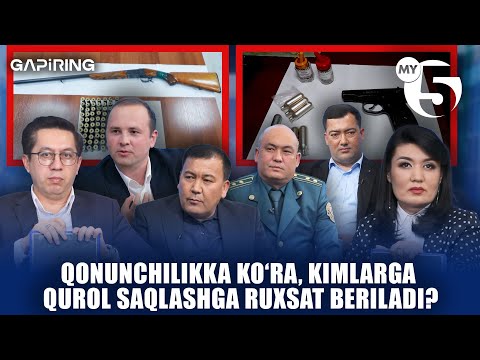 Qonunchilikka ko‘ra, kimlarga qurol saqlashga ruxsat beriladi? | GAPiRING+
