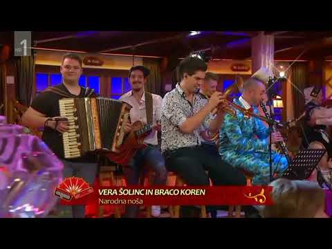 Narodna noša-Vera Šolinc in Branco Koren