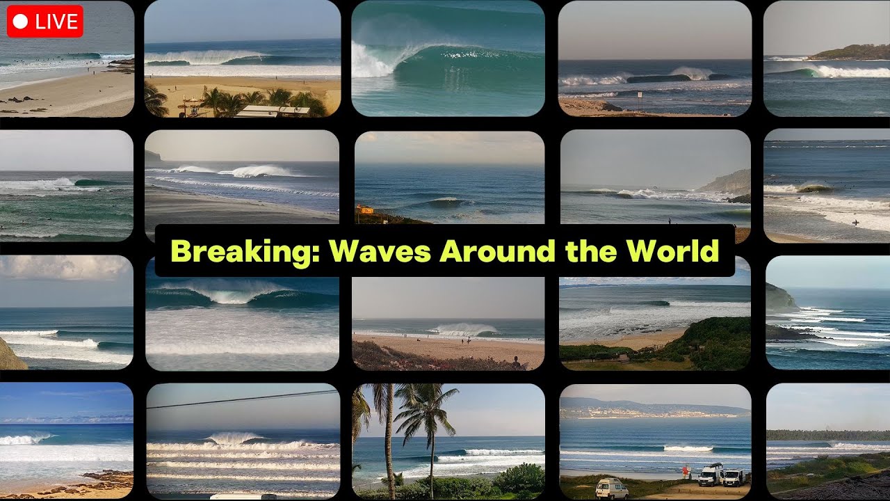 Live webcam view of Global Surf Cam Network