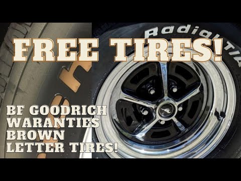 BF Goodrich Replaces Radial T/A's with brown letters!