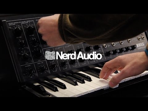 Vintage Korg MS - 20 Synthesizer Demo