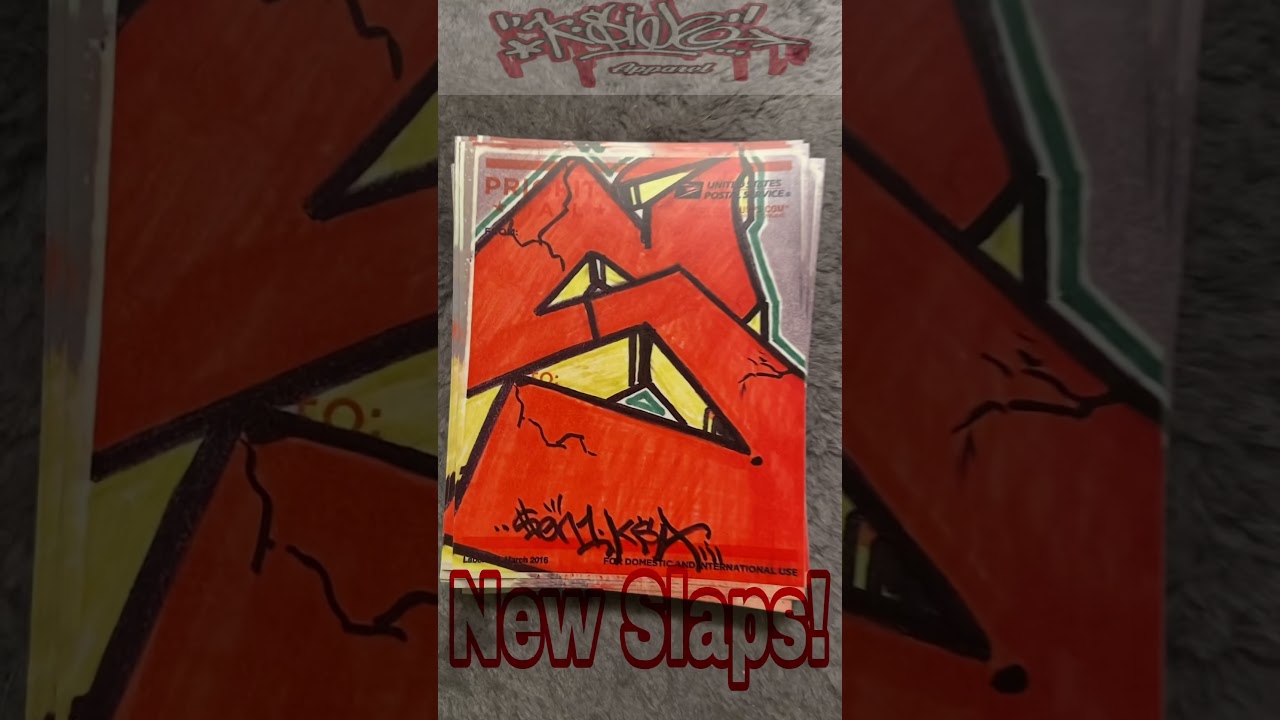 New slaps in! Ready for trades or sticker packs ..    (graffiti stickers)