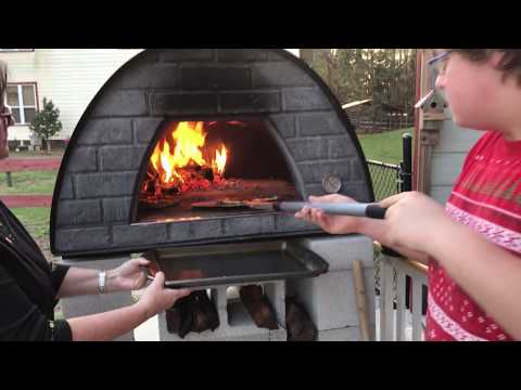 Hanover Portable Wood Fired Outdoor Pizza Oven in Stainless Steel HPZ100 -  The Home Depot