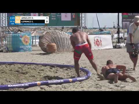 Round 3 Men's BW - 80 kg: D. ANGELOV (BUL) v. E. LEPRINCE (FRA)