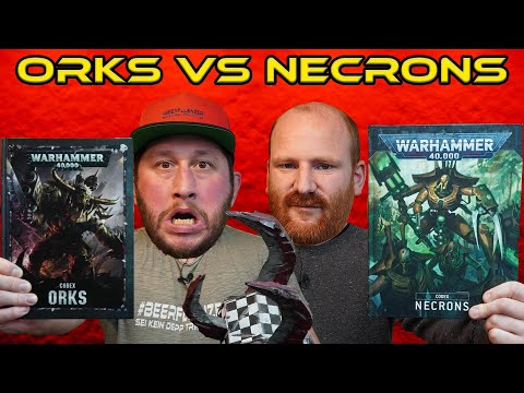 Orks vs Necrons Warhammer 40k Battle Report 9th Edition - Tab