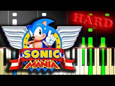 SONIC MANIA OPENING THEME - Piano Tutorial