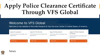 How To Apply Police Clearance Certificate through VFS Global USA | PCC | Latest July 2021