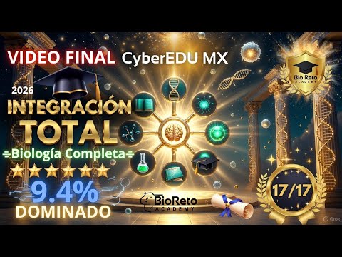 VIDEO 17: INTEGRACIÓN TOTAL BIOLOGÍA - Dominio Completo 9.4% del Examen |   BioReto Academy - Anime ECOEMS 2026