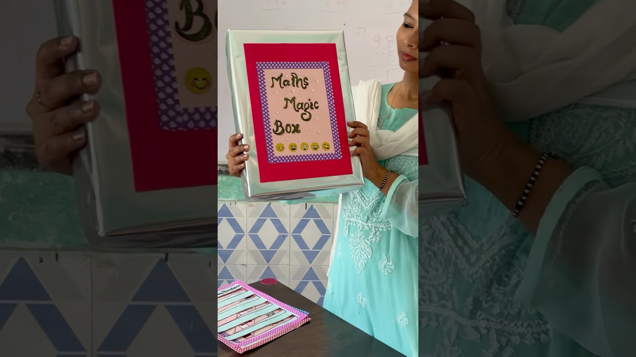 Math magic box | math TLM for school kids #shorts #trending #tlm #mathmagic #primaryschool #teacher