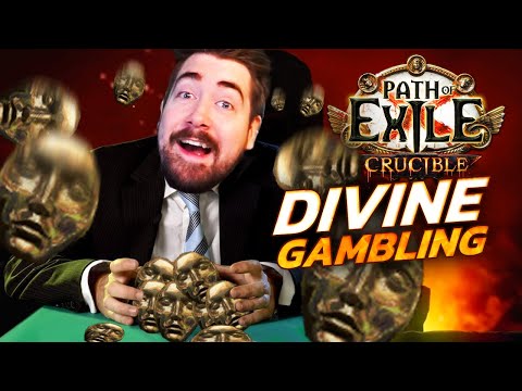 Gambling 80+ DIVINE ORBS after migrating to HC Trade League!