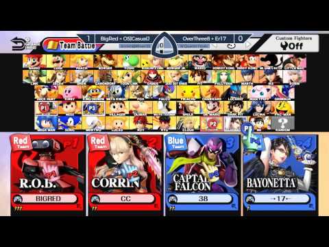 Sm4sh@Mines 55 - BigRed + OS|CasualJ Vs. OverThree8 + Er17 - Doubles Winners Quarterfinals