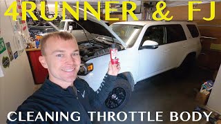How to Clean the Throttle Body on your Toyota 4Runner or FJ Cruiser