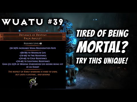 Defiance of Destiny - become immortal? WUATU #39. Path of Exile (3.22 Ancestor)