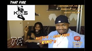 NASTY C ft A$AP FERG - King [Official Audio](Thatfire Reaction)
