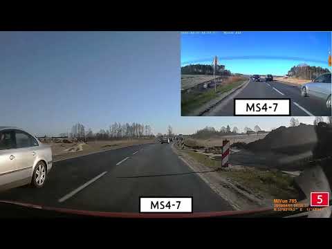 Przejazd DK5 wzdłuż budowanej S5 odc. 5 Szubin - Białe Błota (w.Bydgoszcz Błonie DK10)