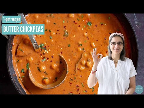 Move over Butter Chicken! BUTTER CHICKPEAS are Here! (gf, soy-free, nut-free)