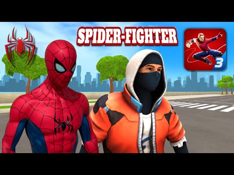 SPIDER FIGHTER 3 | AS A SPIDER SUPERHERO! HELPING AND FIGHTER GAMEPLAY