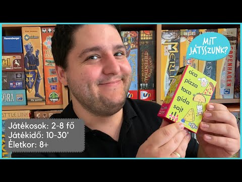 Cica, pizza, taco, gida, sajt Játékbemutató - Mit Játsszunk?