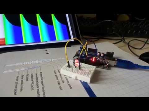 Capacitor discharge graphs with Arduino and Processing