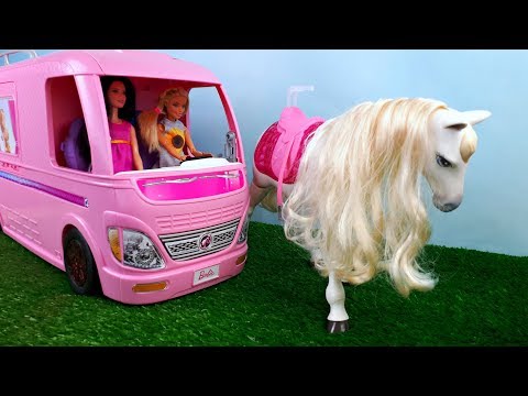 Barbie car - Camping adventure