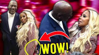 Michael Jordan Gets Caught Grabbing On Mary J Blige Booty....AND GUESS WHO IS MAD?