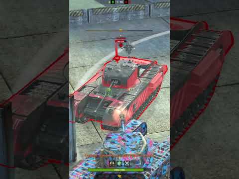 Churchill Mk. VI vs Churchill W #wotblitz #worldoftanksblitz
