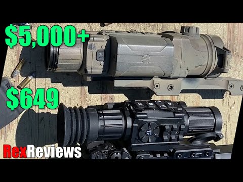 Which can SEE better in the DARK? 🎯👀🦉 $649 Arken Zulus VS $5,000 THERMAL Night Vision? ~ Rex Reviews