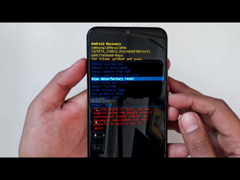 Samsung A04e Hard Reset | Samsung Galaxy A04e (SM-A042F) Factory Reset/Pin/Pattern/Screen Lock Bypas