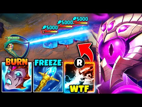 Vel'Koz but my spells are impossible to dodge (LAND ONE ABILITY = PERMASLOW)