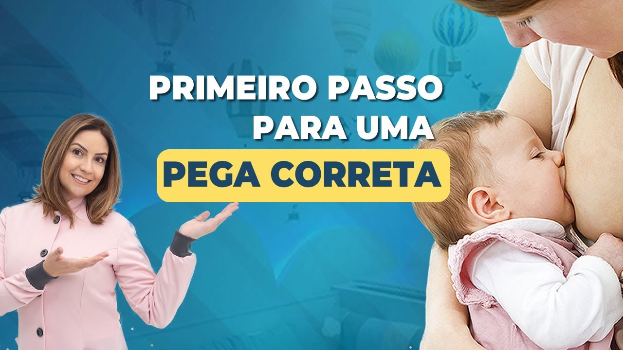 Primeiro passo para pega correta na amamentação | ANDRESSA BORTOLASSO