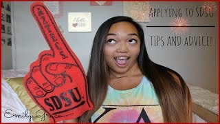My Experience Applying & Getting In To SDSU!