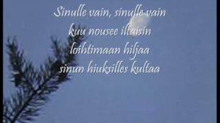 Mikael Konttinen: Sinulle vain +Lyrics