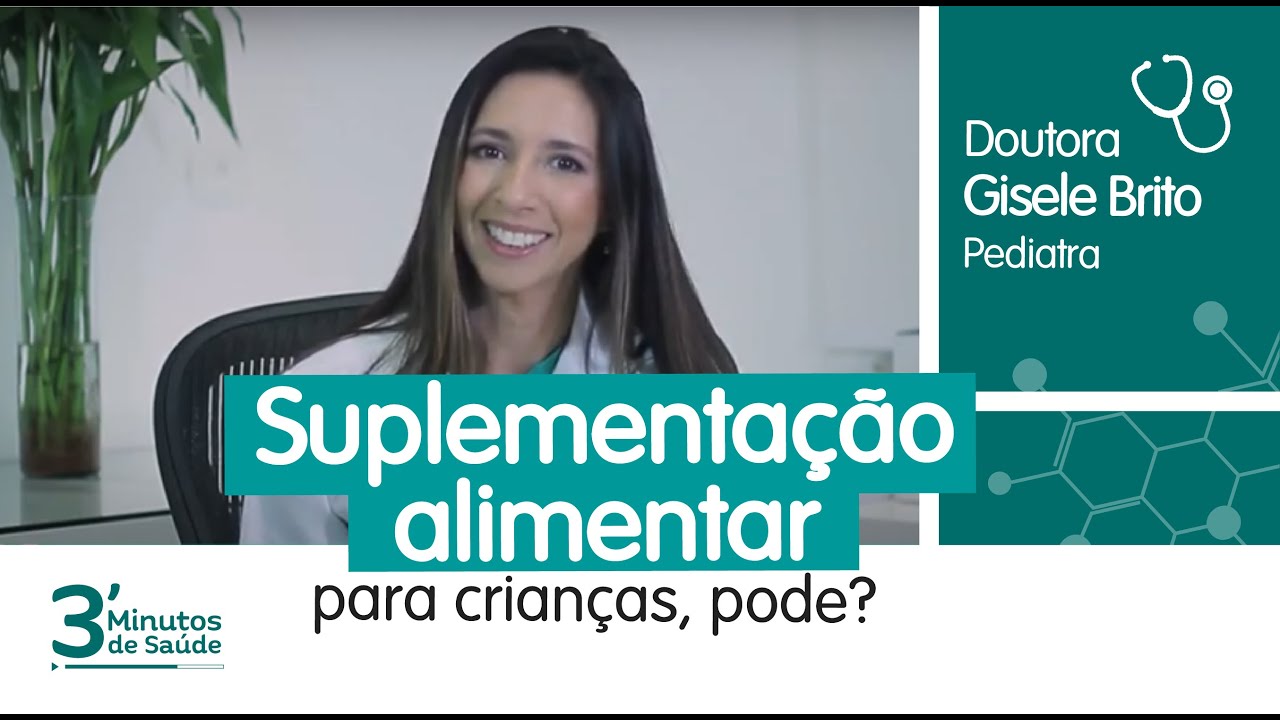 Suplementação alimentar para crianças, pode