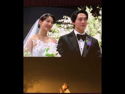 EXO D.O and Crush singing at Actress Park Shin Hye and Choi Taejoon wedding
