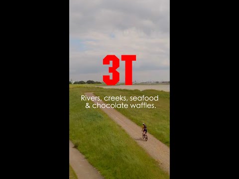 3T - Ultra Force gravel bike first ride - River, creeks, seafood & chocolate waffles.