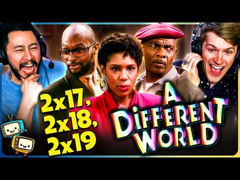 A DIFFERENT WORLD 2x17, 2x18, & 2x19 Reaction! | Jasmine Guy, Kadeem Hardison w/ Jaby Koay
