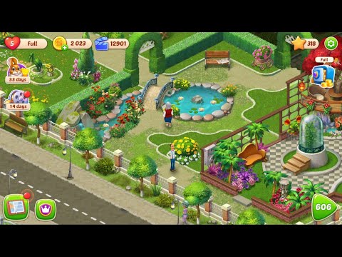 Homescapes Story Walkthrough Gameplay Garden - Day 5