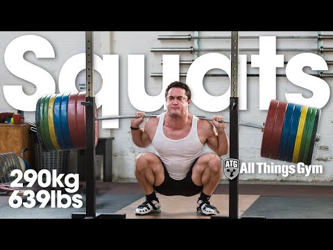 Clarence Kennedy 290kg / 639lbs ATG Squat Session (Thursday Part 2 of 2)