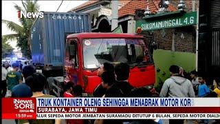 Download lagu Truk Kontainer Oleng Tabrak Ibu dan Balita di Surabaya, Anaknya Meninggal Dunia #iNewsSore 20/07 mp3 Download lagu Truk Kontainer Oleng Tabrak Ibu dan Balita di Surabaya, Anaknya Meninggal Dunia #iNewsSore 20/07 mp3