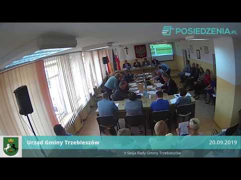 X Sesja Rady Gminy Trzebieszów – transmisja na żywo