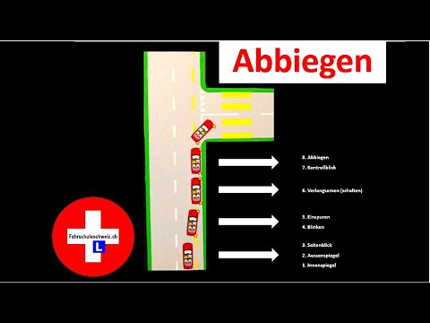 Blicksystematik beim Abbiegen by Fahrschule Schweiz