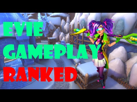 Paladins Evie ranked gameplay - playing against 2 healers is always fun